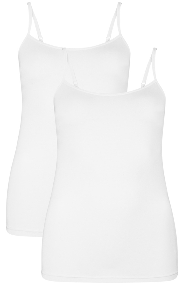 VERA SPAGHETTI TOP WHITE